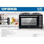 ORAVA EC-321 elektrická trouba návod a manuál