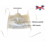 OCHRANNÉ RÚŠKO Rúško CVS01 textilné 2 vrstvové 10 ks návod a manuál