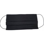 Bavlnené rúško obdĺžnikové pre dospelého čierne návod a manuál