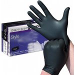 Rukavice Semperguard Nitril Style čierne jednorázové M/8 100 ks návod a manuál