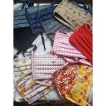 Rúško bavlnené skladané dvojvrstvove návod a manuál