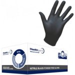 Healthgard Nitrile Black Powder Free Gloves 200 ks návod a manuál