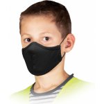 Haxito detské bavlnené rúško na gumičky Čierna návod a manuál