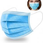 P.R.C. rúško jednorazové 3 vrstvové modré 50 ks návod a manuál