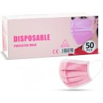 PinkLady rúško jednorázové 3 vrstvové ružové 100 ks návod a manuál