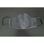 HappyBee dvojvrstvové bavlnené ochranné rúško UNI Antracit návod a manuál