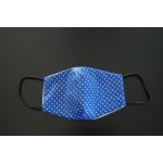 HappyBee dvojvrstvové bavlnené rúško vzor uni 04 modré návod a manuál