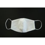 HappyBee dvojvrstvové bavlnené rúško vzor uni biele návod a manuál