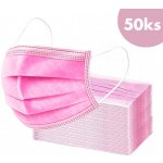 Inginails rúško s gumičkou ružové 3-vrstvové 50 ks návod a manuál