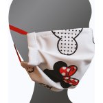 ND rúško trojvrstvové detské s gumičkou Myška návod a manuál