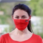 Progress LITE červená Bambusové rúško s vreckom L/XL návod a manuál