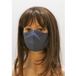 Vestis 1054 rúško bavlnené puntík tmavo modrá návod a manuál