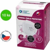 General Public FFP3 respirátor Protection 240ks návod a manuál