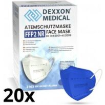IMobily DEXXON MEDICAL respirátor FFP2 NR Deep blue 20 ks návod a manuál