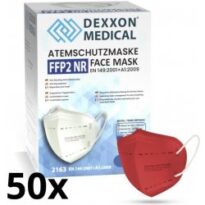 IMobily DEXXON MEDICAL respirátor FFP2 NR Red 50 ks návod a manuál
