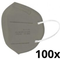 IMobily respirátor FFP2 NR CE 0598 šedý 100 ks návod a manuál