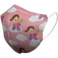IMobily respirátor detská FFP2 Kids NR CE 0370 Dievčatko ružový 1 ks návod a manuál
