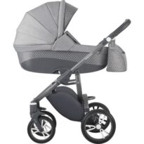 Bebetto Holland GRAPHITE 2v1 nafukovacie kolesá sivý s bodkami 2021 návod a manuál