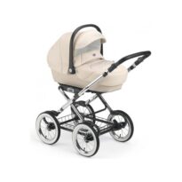 CAM Linea Classy Tris 3v1 nafukovacie gumené kolesá hnedo-krémový 2020 návod a manuál