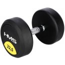 HMS HG Pro Pogumovaná jednoručná činka 22,5 kg návod a manuál