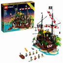 LEGO® Ideas 21322 Zátoka pirátov z lode Barakuda návod a manuál